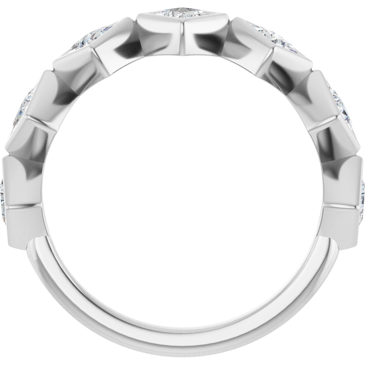 Bezel-Set Anniversary Band