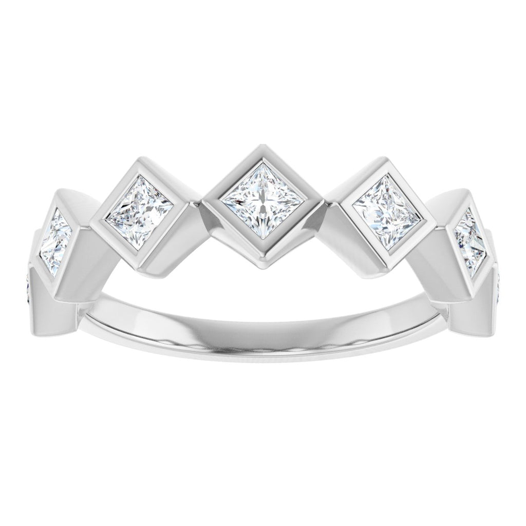 Bezel-Set Anniversary Band