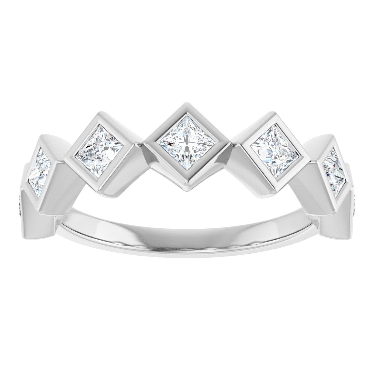 Bezel-Set Anniversary Band