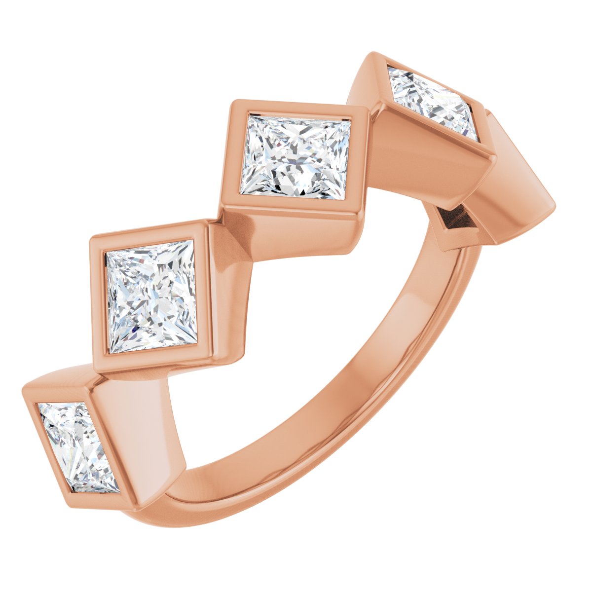Bezel-Set Anniversary Band