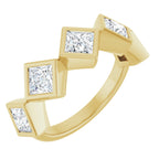 Bezel-Set Anniversary Band
