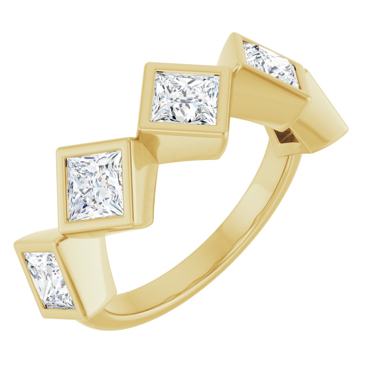 Bezel-Set Anniversary Band