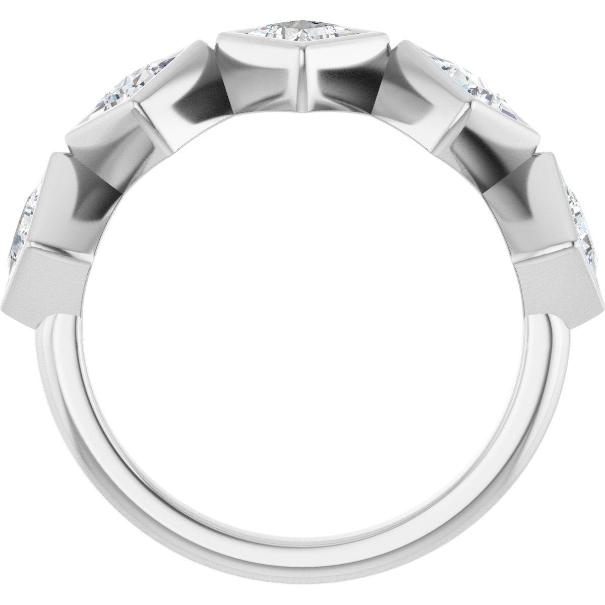 Bezel-Set Anniversary Band