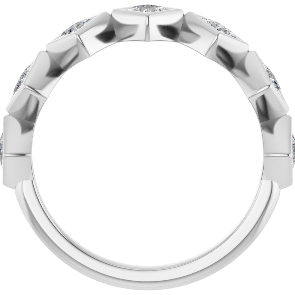 Bezel-Set Anniversary Band