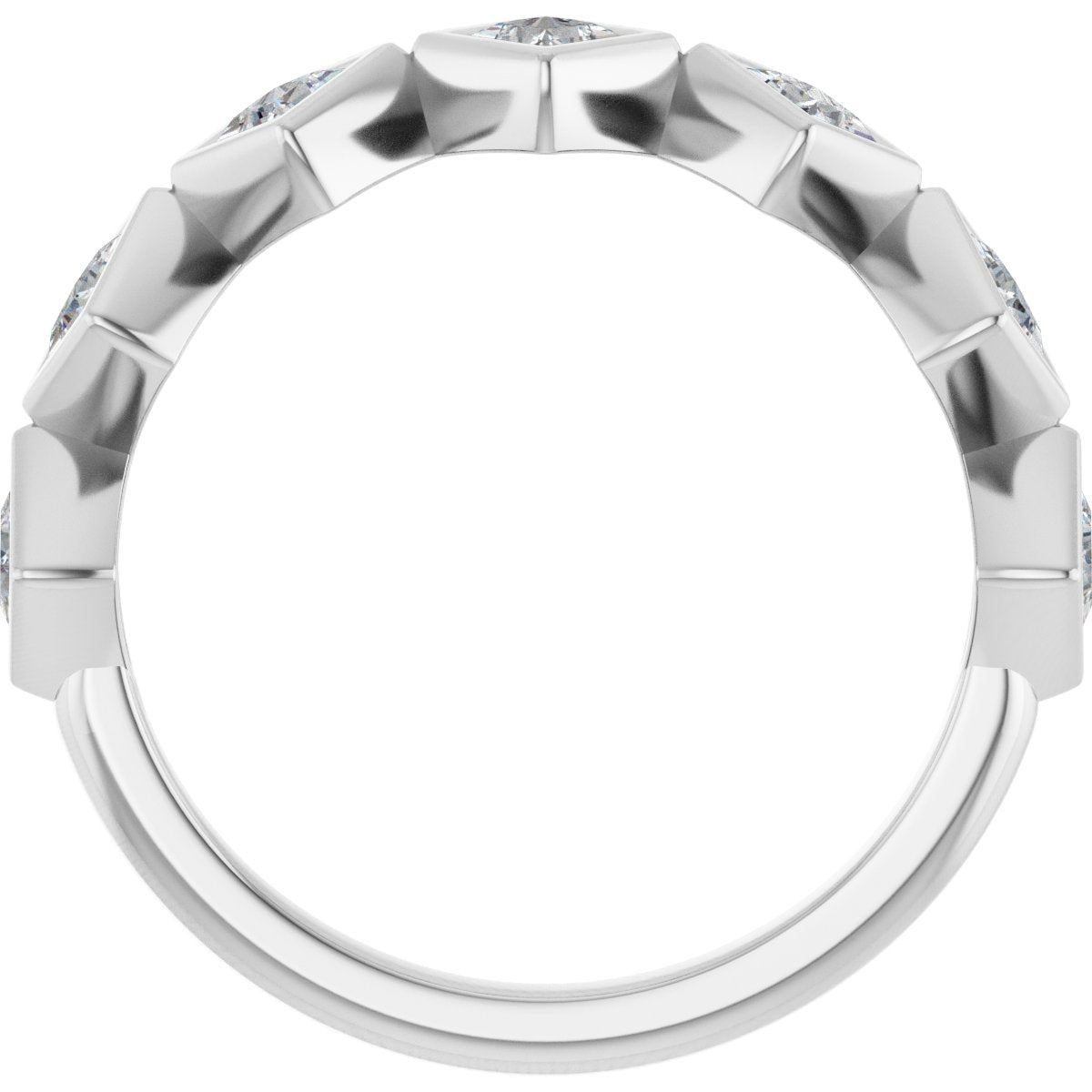 Bezel-Set Anniversary Band