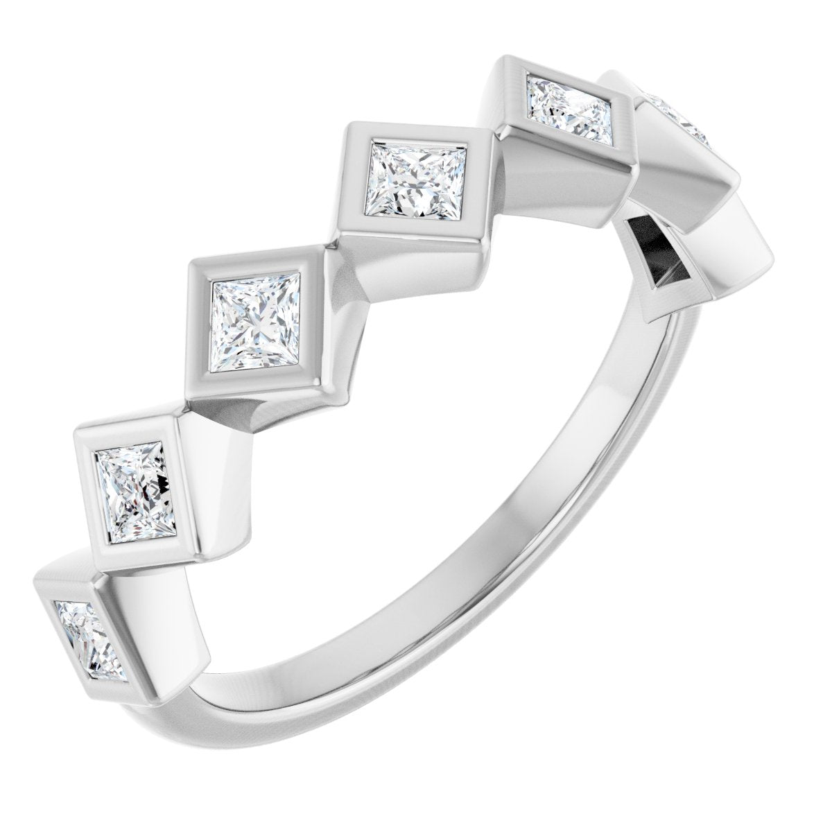 Bezel-Set Anniversary Band