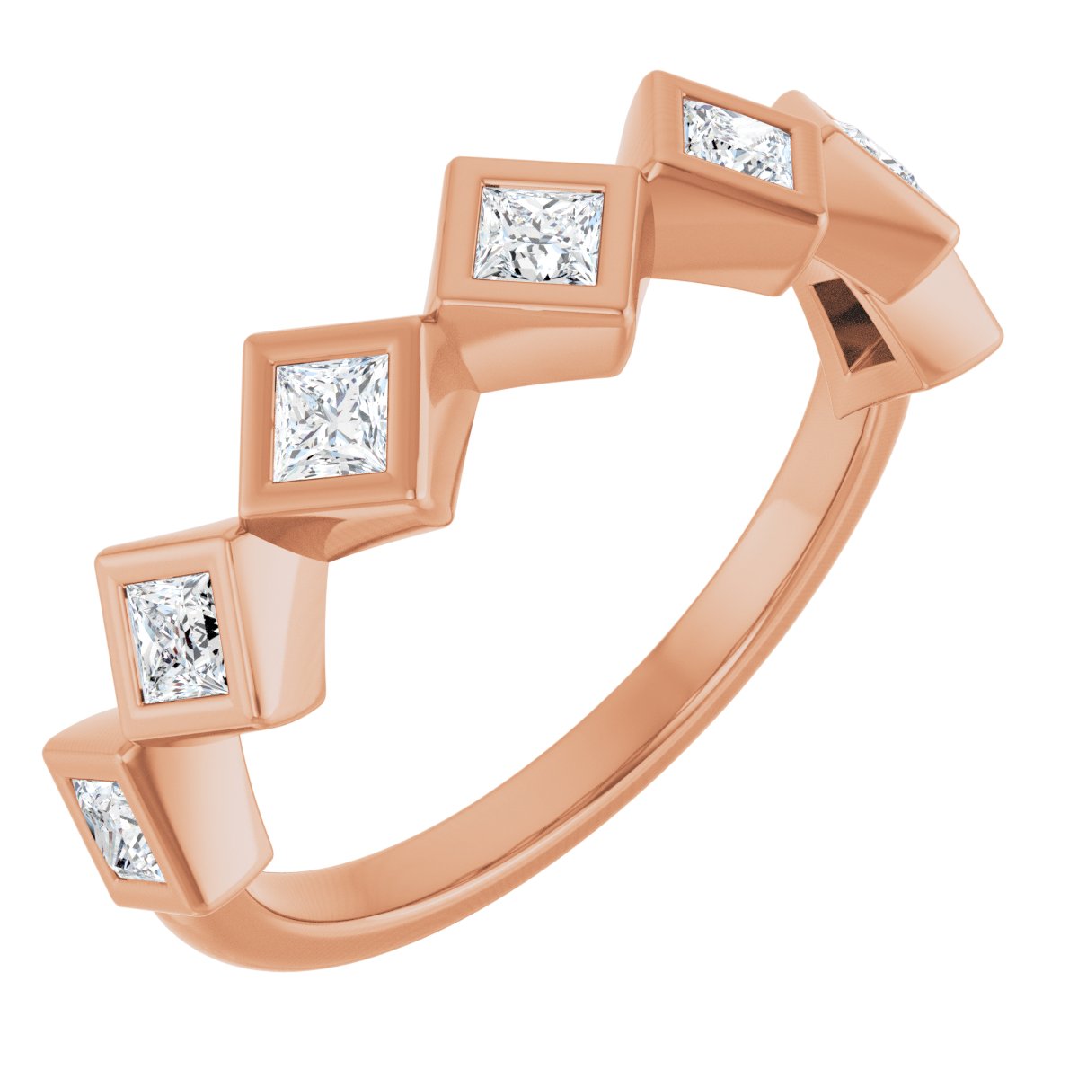 Bezel-Set Anniversary Band