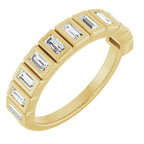 Bezel-Set Anniversary Band