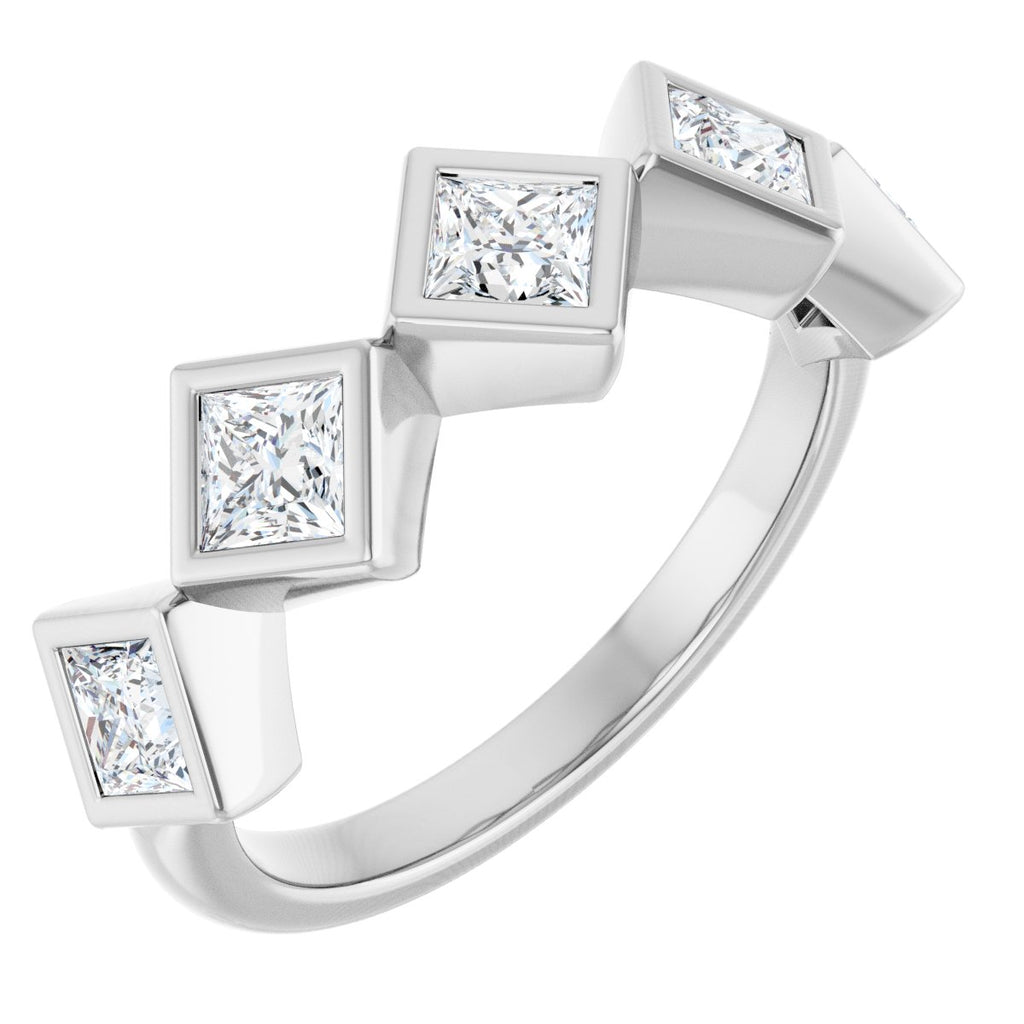 Bezel-Set Anniversary Band