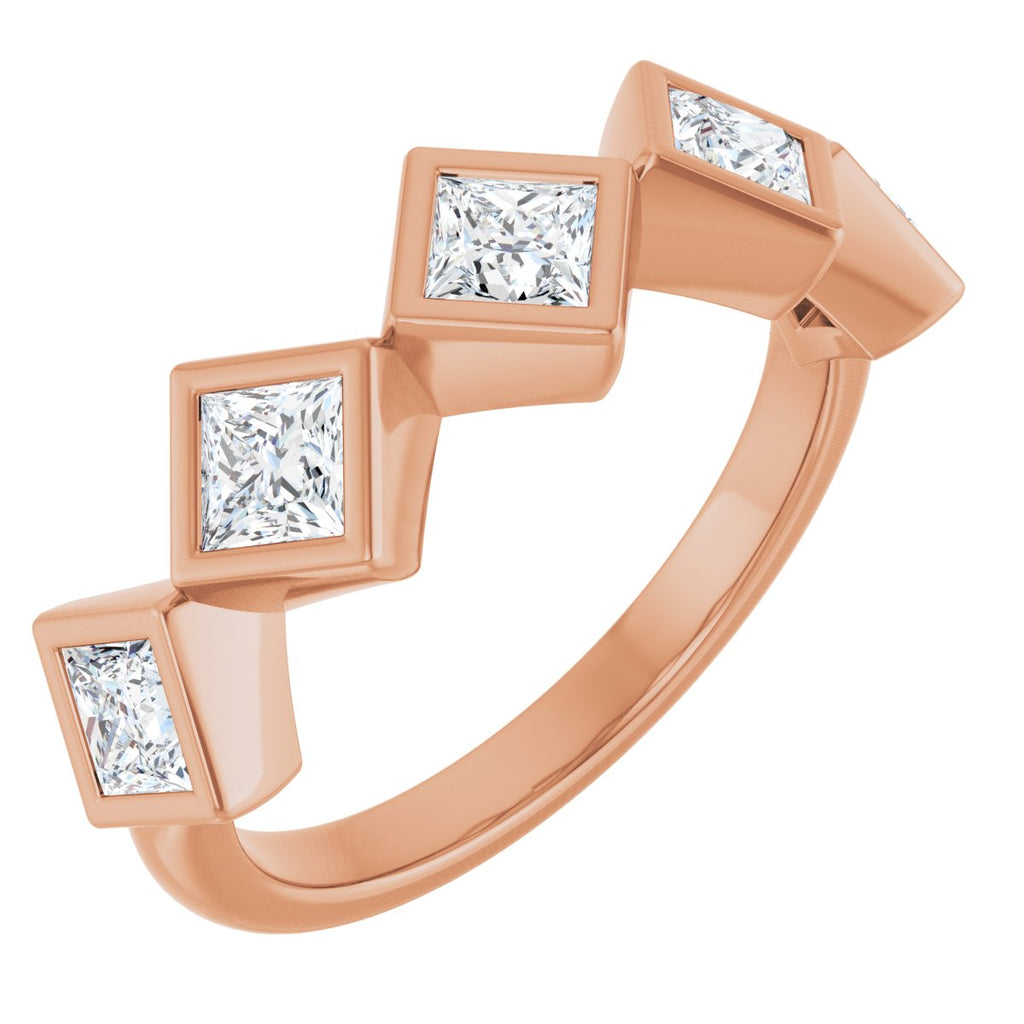 Bezel-Set Anniversary Band