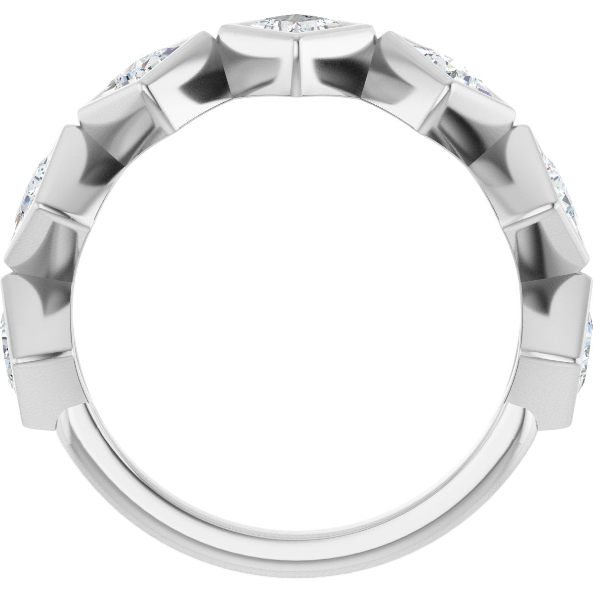 Bezel-Set Anniversary Band