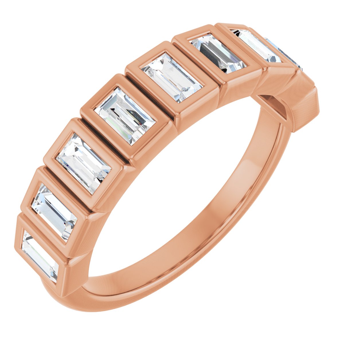 Bezel-Set Anniversary Band