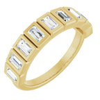 Bezel-Set Anniversary Band