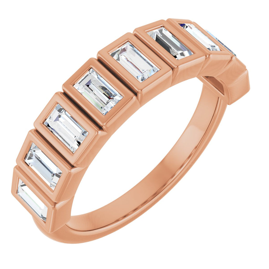 Bezel-Set Anniversary Band