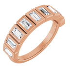 Bezel-Set Anniversary Band
