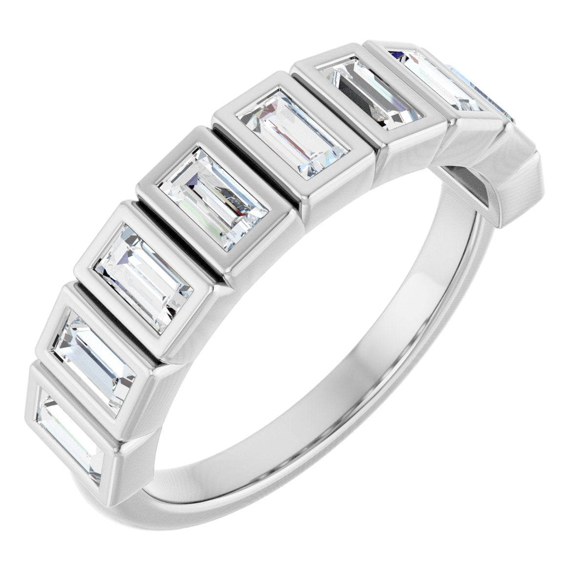 Bezel-Set Anniversary Band