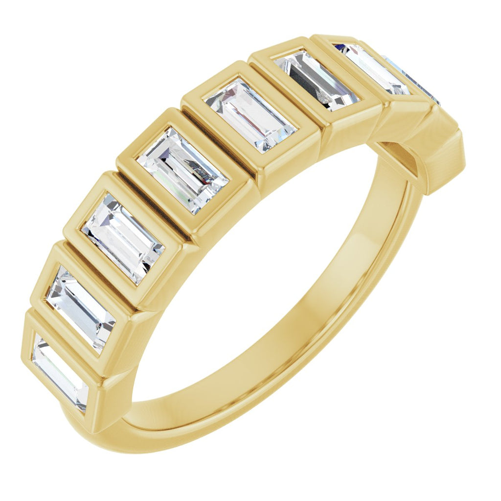 Bezel-Set Anniversary Band