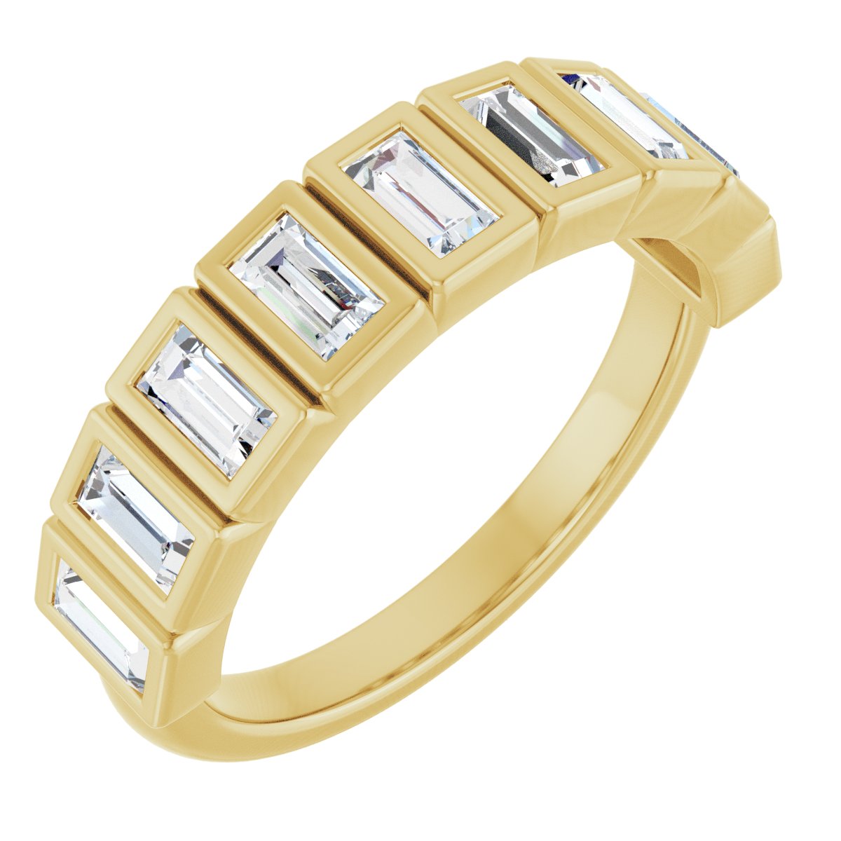 Bezel-Set Anniversary Band