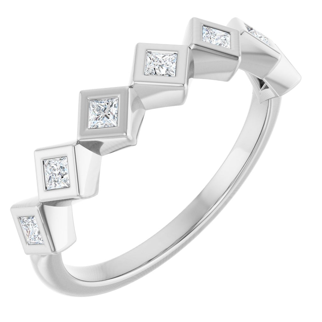 Bezel-Set Anniversary Band