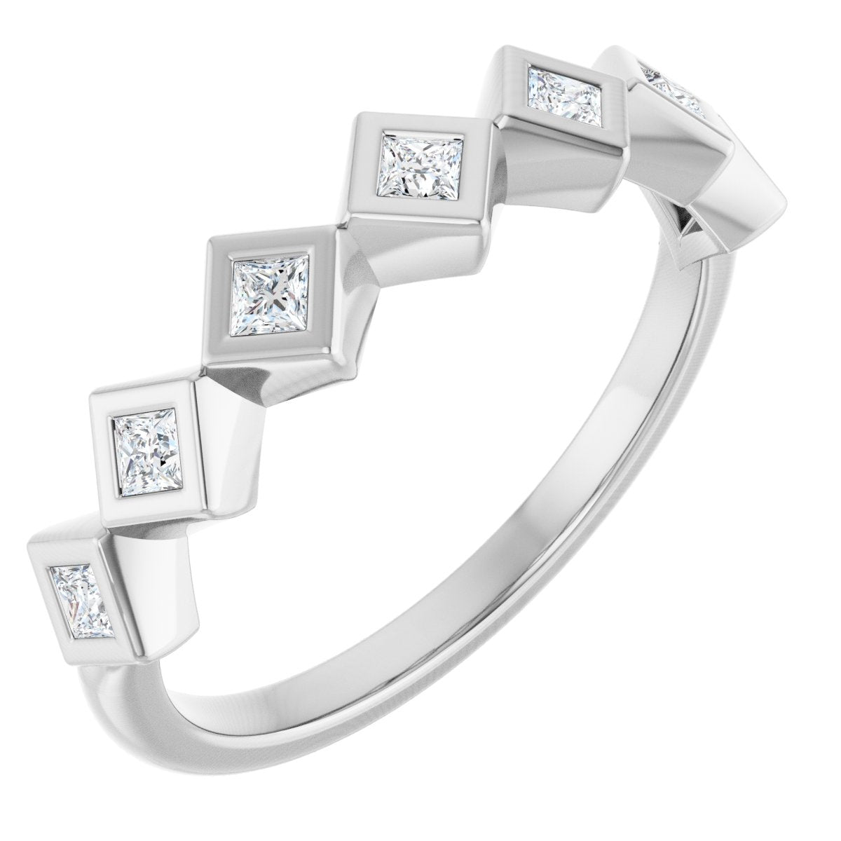 Bezel-Set Anniversary Band