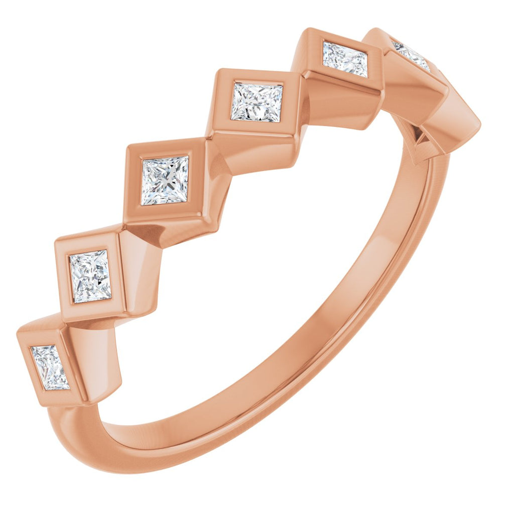 Bezel-Set Anniversary Band