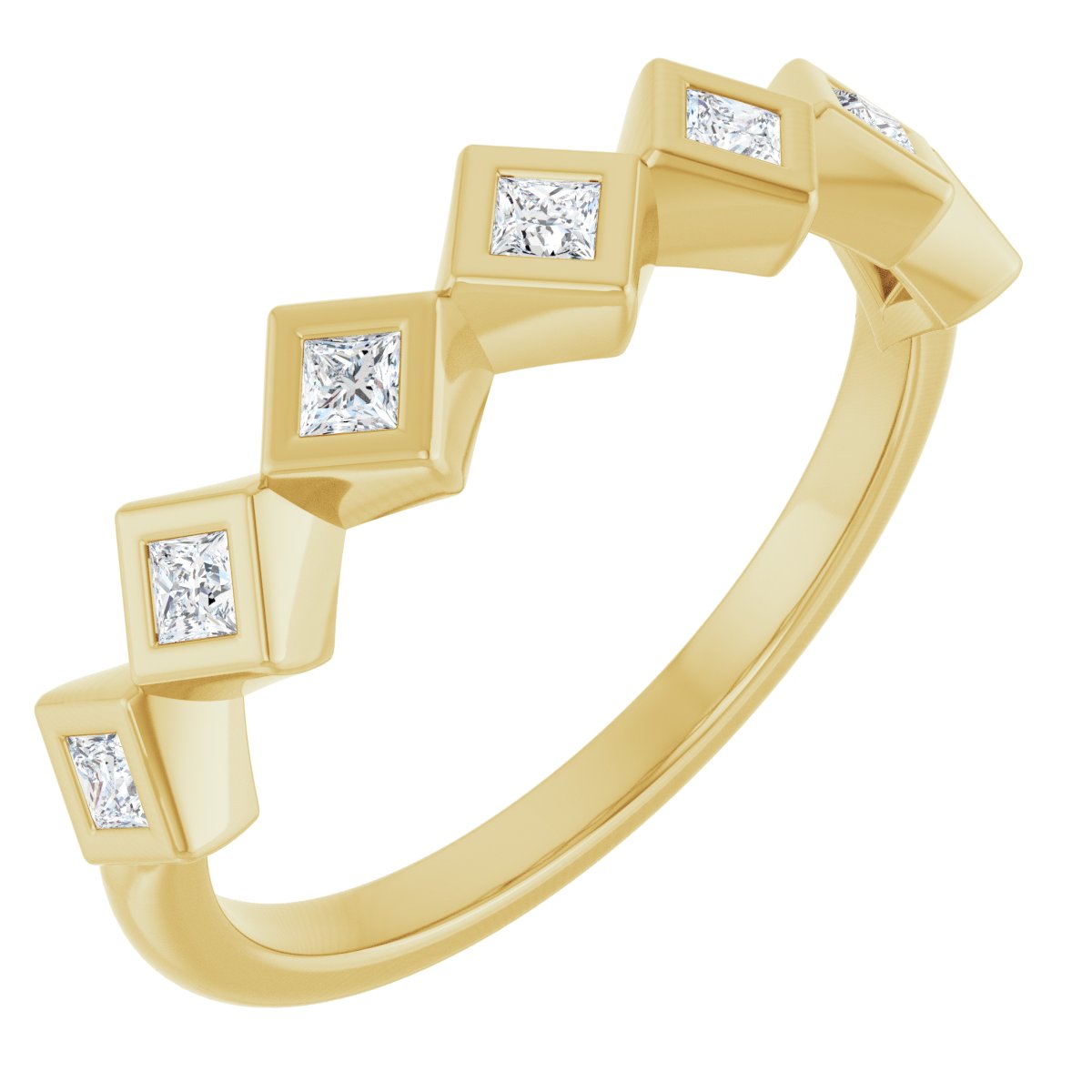 Bezel-Set Anniversary Band
