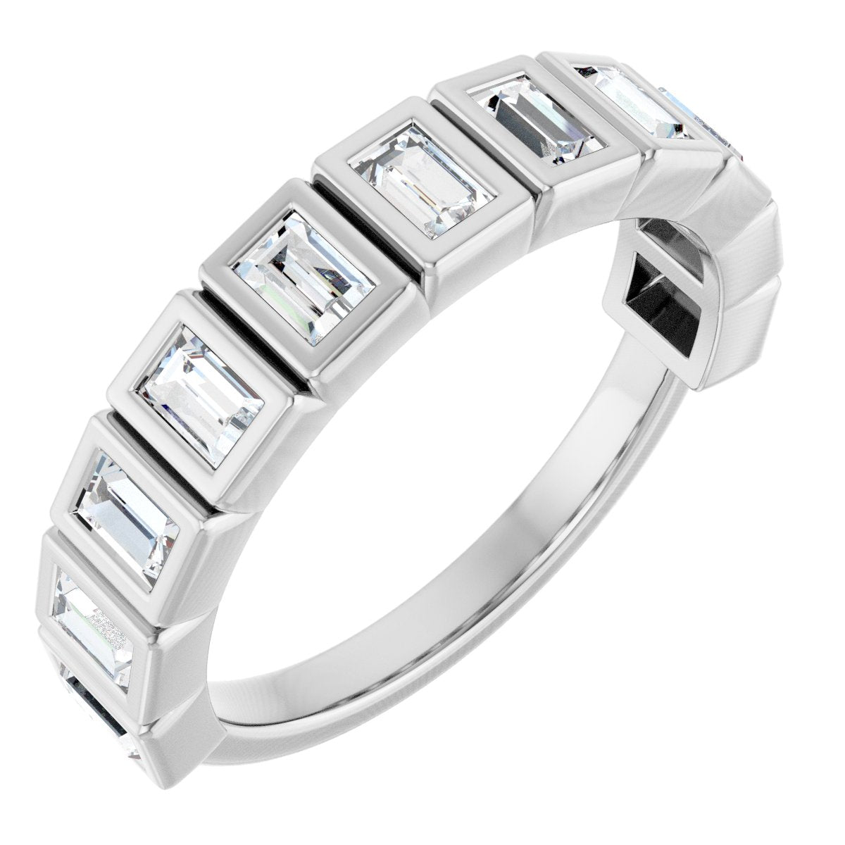 Bezel-Set Anniversary Band