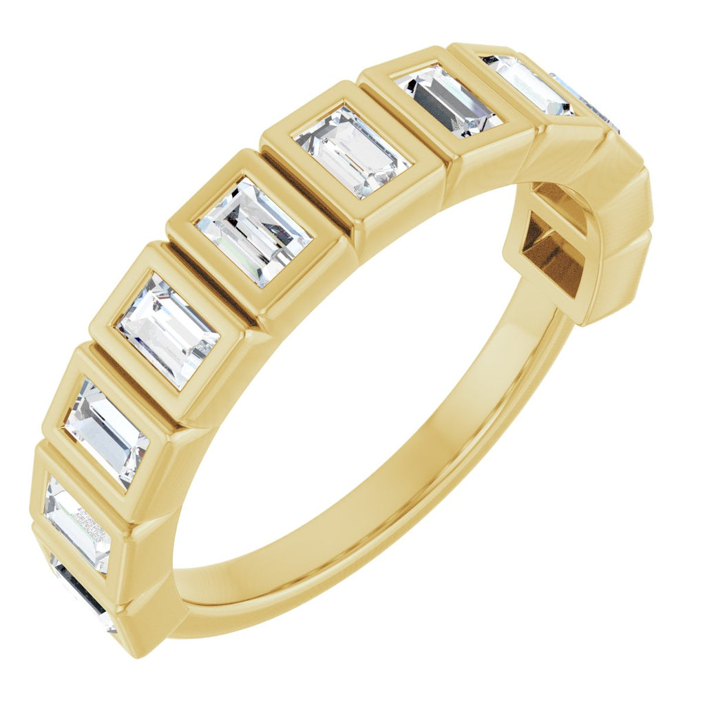 Bezel-Set Anniversary Band