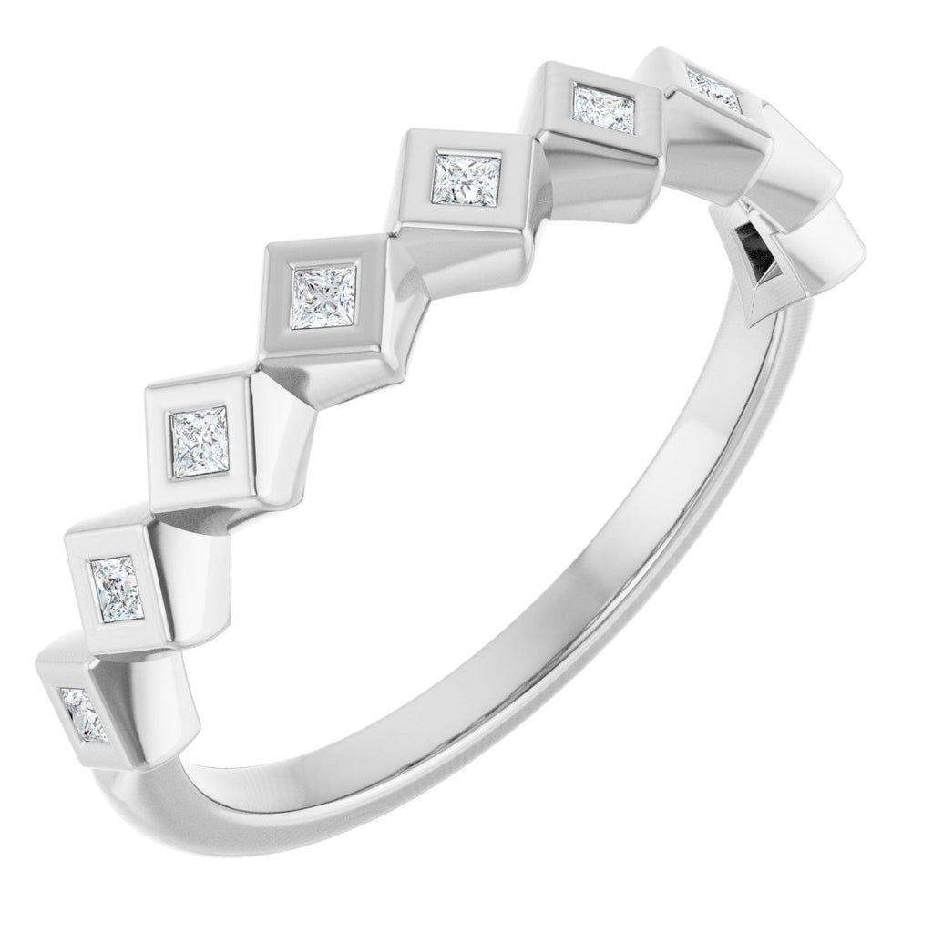 Bezel-Set Anniversary Band