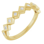 Bezel-Set Anniversary Band