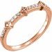 Accented Stackable Ring
