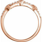 Accented Stackable Ring