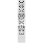 Claddagh Flat Band with Bead Blast Finish