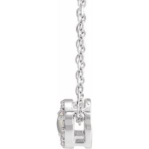 Halo-Style Rose-Cut Necklace or Pendant