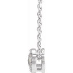 Halo-Style Rose-Cut Necklace or Pendant