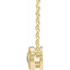 Halo-Style Rose-Cut Necklace or Pendant