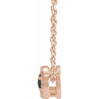 Halo-Style Rose-Cut Necklace or Pendant