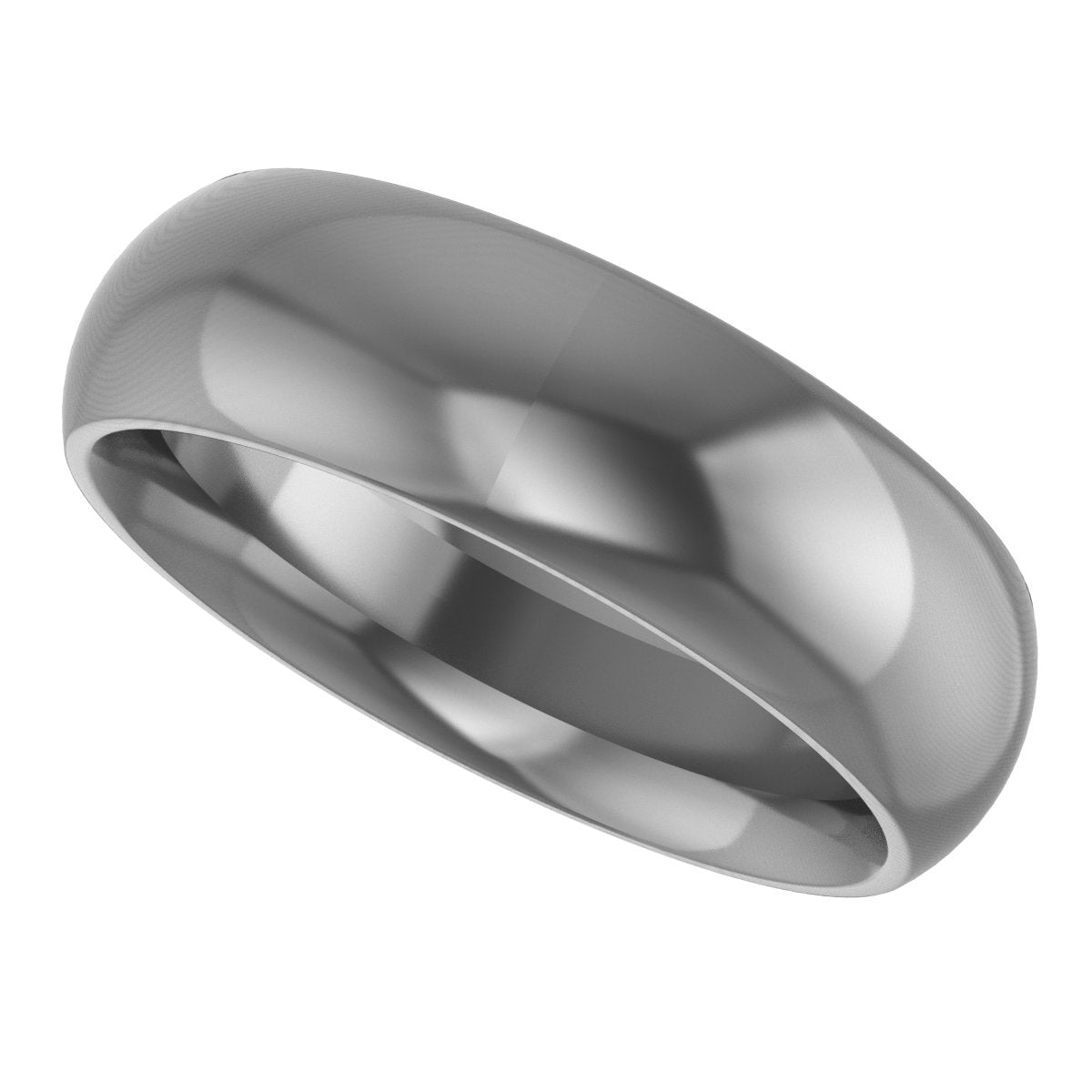 Comfort-Fit Half Round Band
