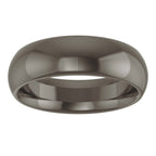Comfort-Fit Half Round Band