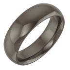 Comfort-Fit Half Round Band