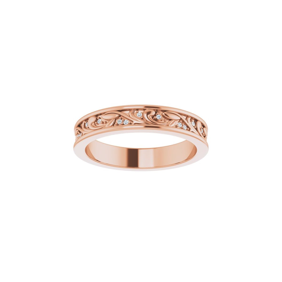 Floral Accented Band