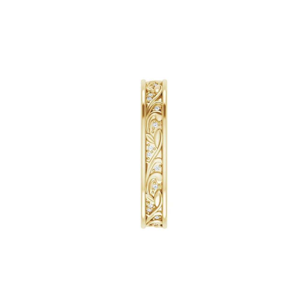 Floral Accented Band
