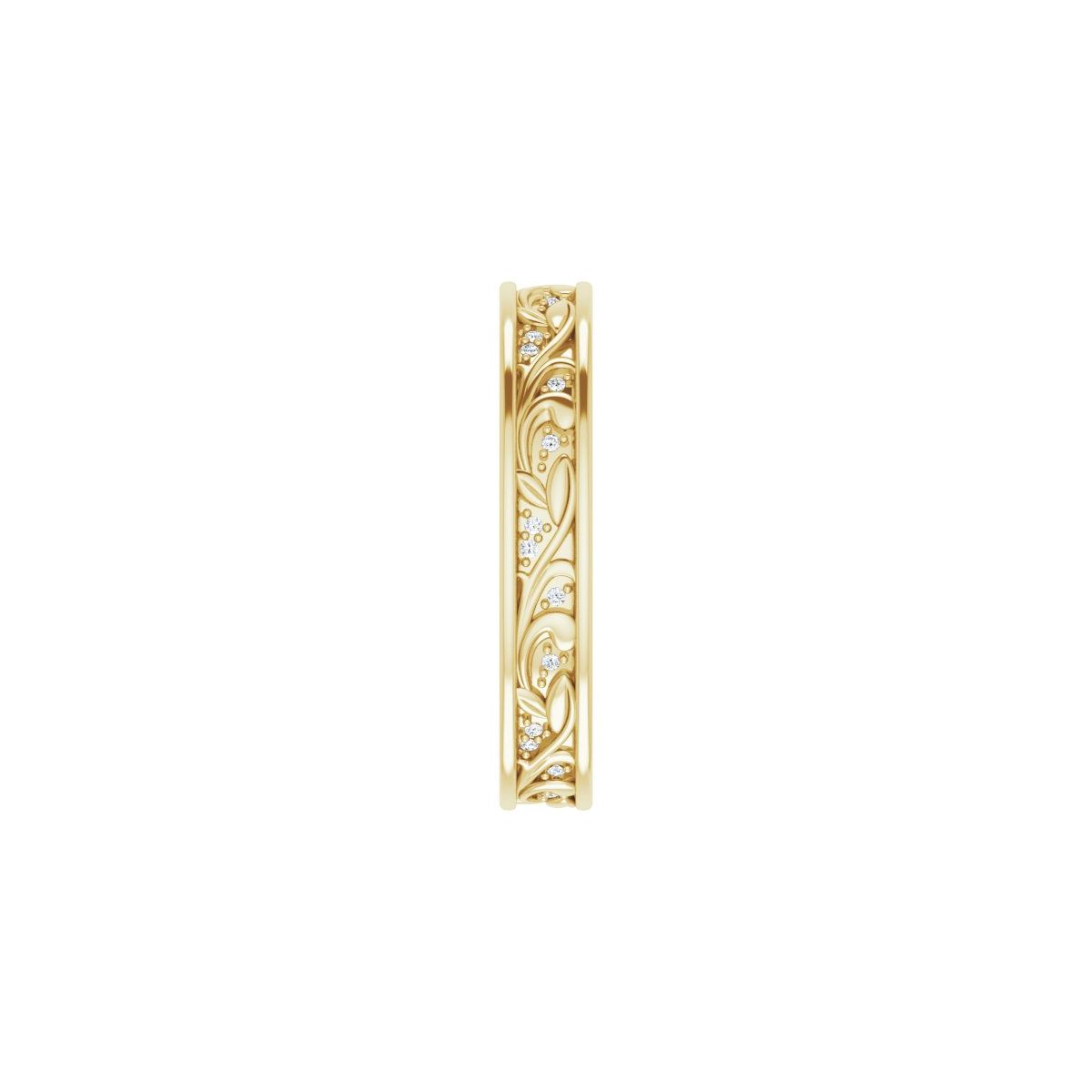 Floral Accented Band