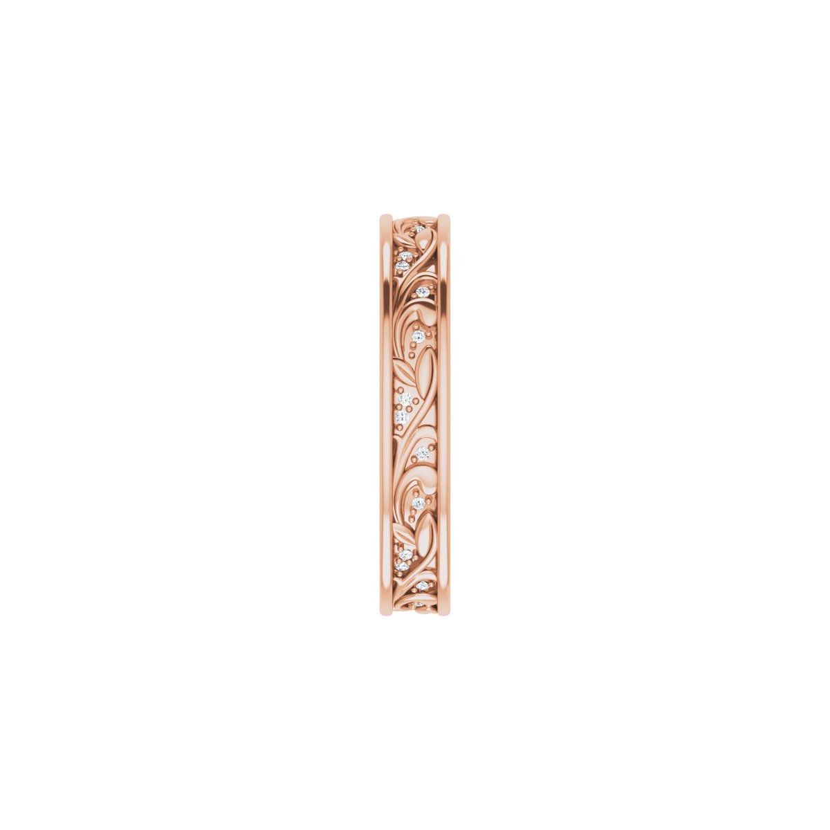 Floral Accented Band