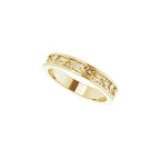 Floral Accented Band