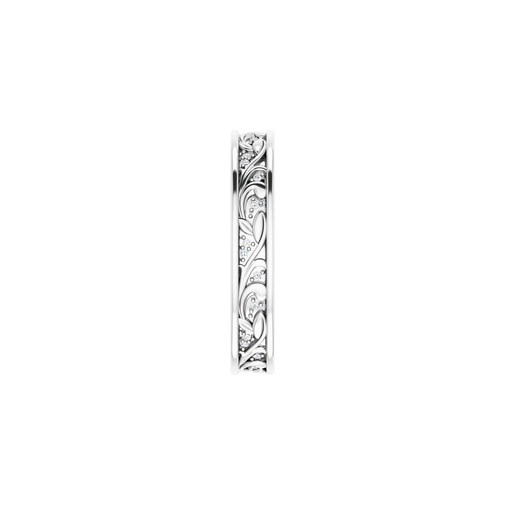 Floral Accented Band