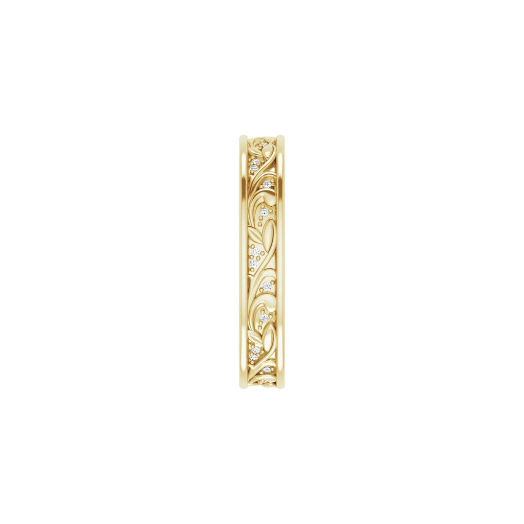 Floral Accented Band