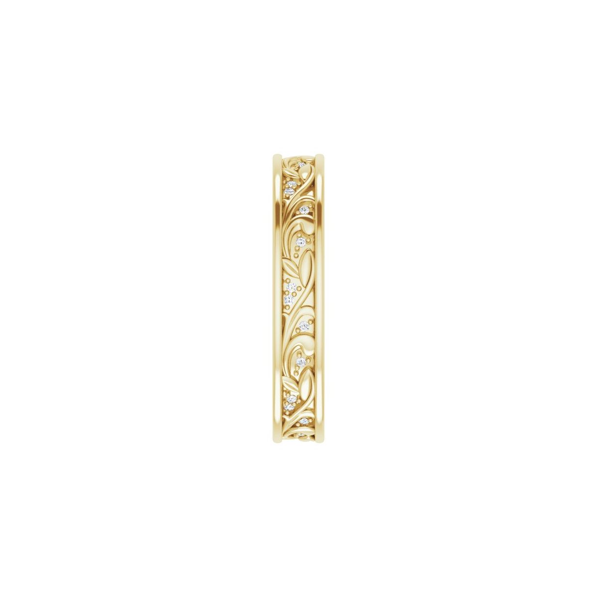 Floral Accented Band