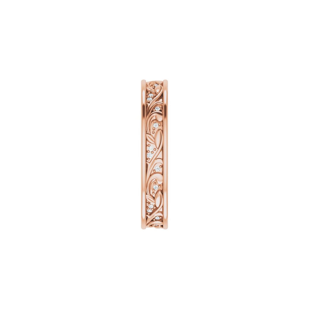 Floral Accented Band