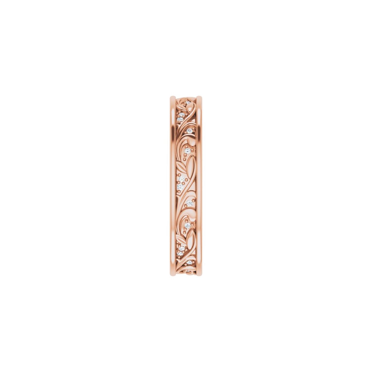 Floral Accented Band